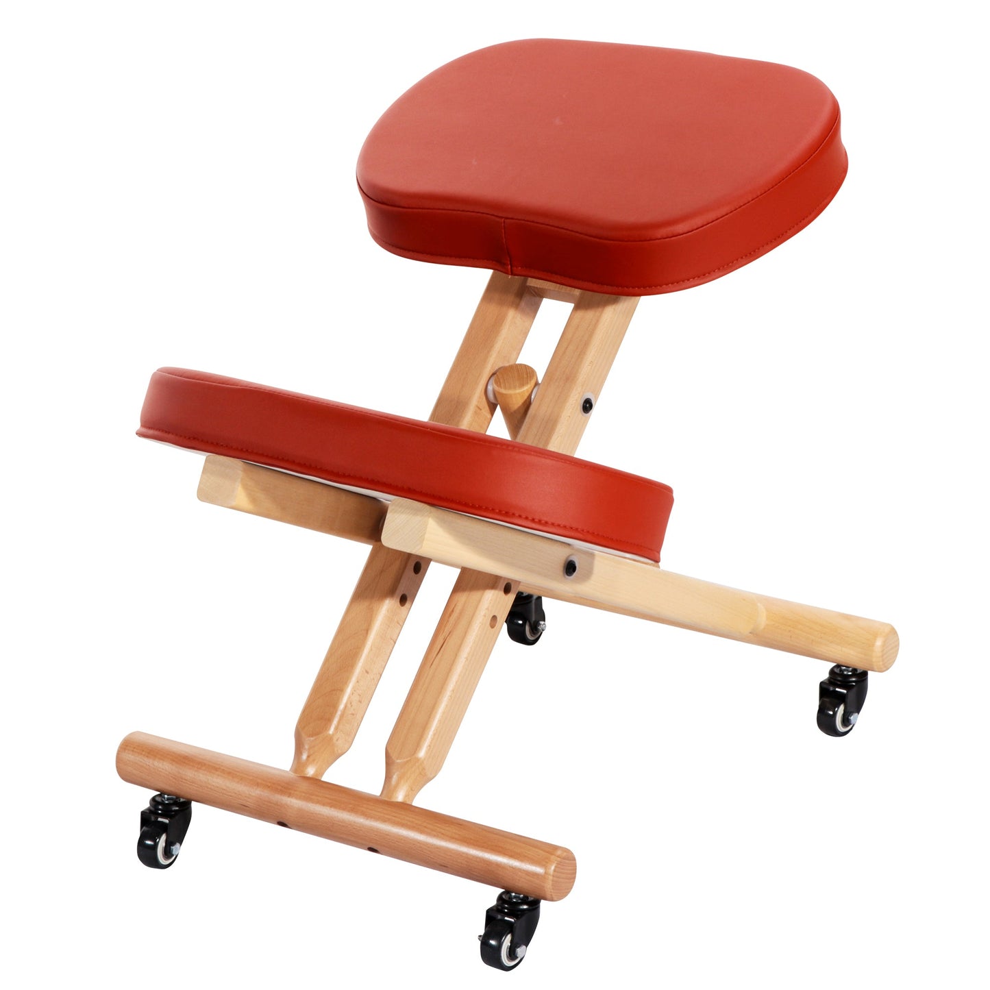 Master Massage Ergonomic Wooden Foldable Kneeling Chair
