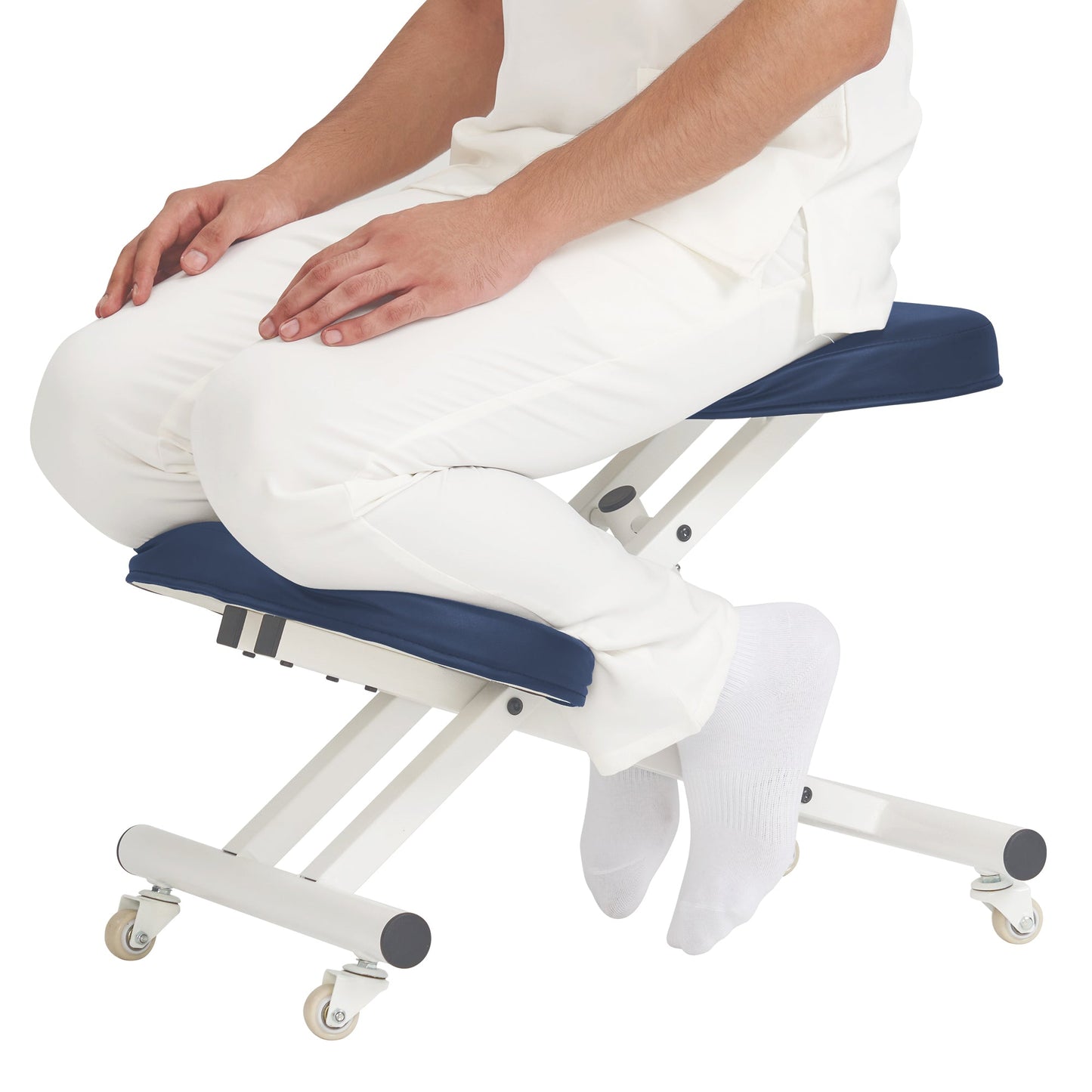 Master Massage Ergonomic Metal Foldable Posture Kneeling Chair