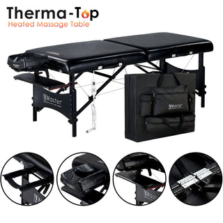 Master Massage 30" GALAXY™ Portable Massage Table Package with THERMA-TOP® - Built-In Adjustable Heating System