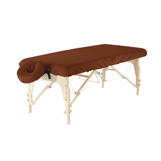 Master Massage Luxury Microfiber Massage Table Cover set chocolate