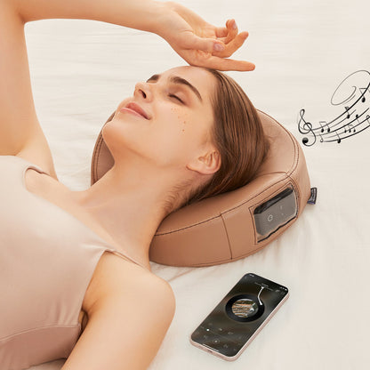 MusicMaster™ High Fidelity Sound Ultra Plush Face Cushion- Bluetooth Music Massage Pillow