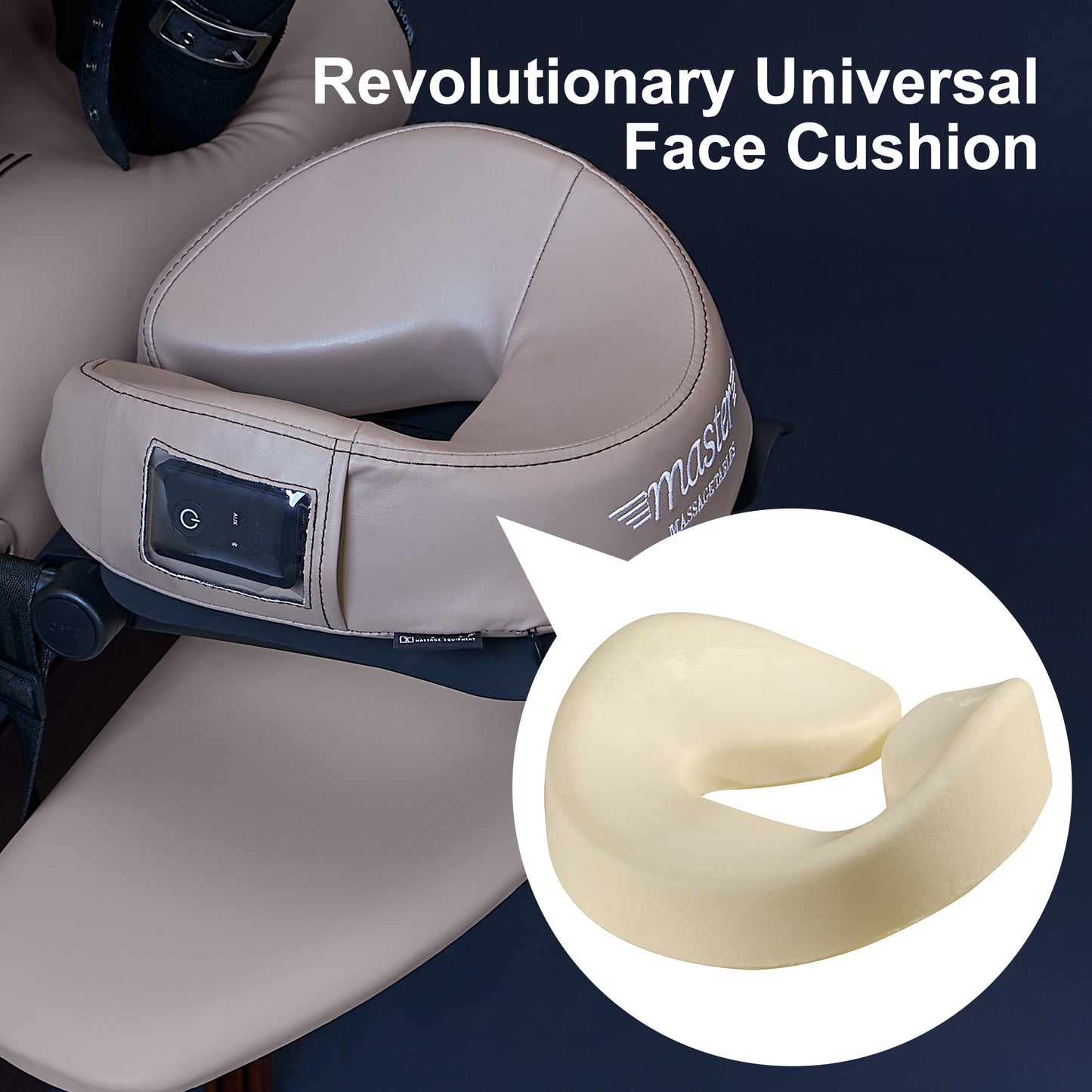 MusicMaster™ High Fidelity Sound Ultra Plush Face Cushion- Bluetooth Music Massage Pillow