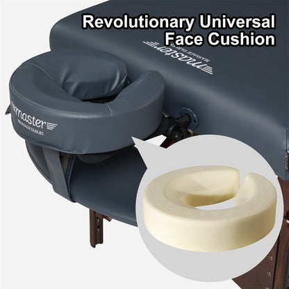 MASTER MASSAGE Universal Simplicity Adjustable Massage Table Face Cradle and MusicMaster™ Universal Face Cushion Pillow set
