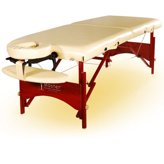 Master Massage 28" Caribbean / Vista ™ Portable Massage Table Package with Memory Foam, Regulation Size & Easy to Move Around