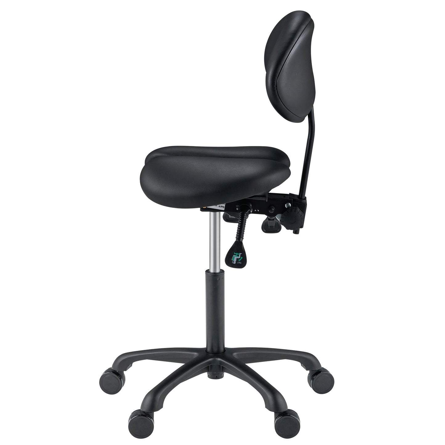 Master Massage Berkeley Ergonomic Saddle Stool with Backrest