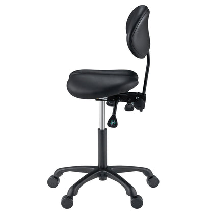 Master Massage Berkeley Ergonomic Saddle Stool with Backrest
