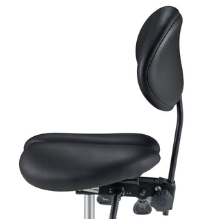 Master Massage Berkeley Ergonomic Saddle Stool with Backrest