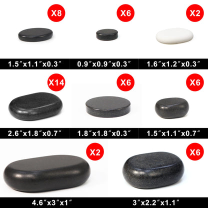 Warm Stone massage kit