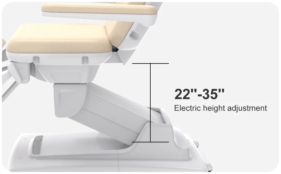 Master Massage Sonora 240 Electric Beauty Bed with Adjustable Tilting Leg Rest & Backrest