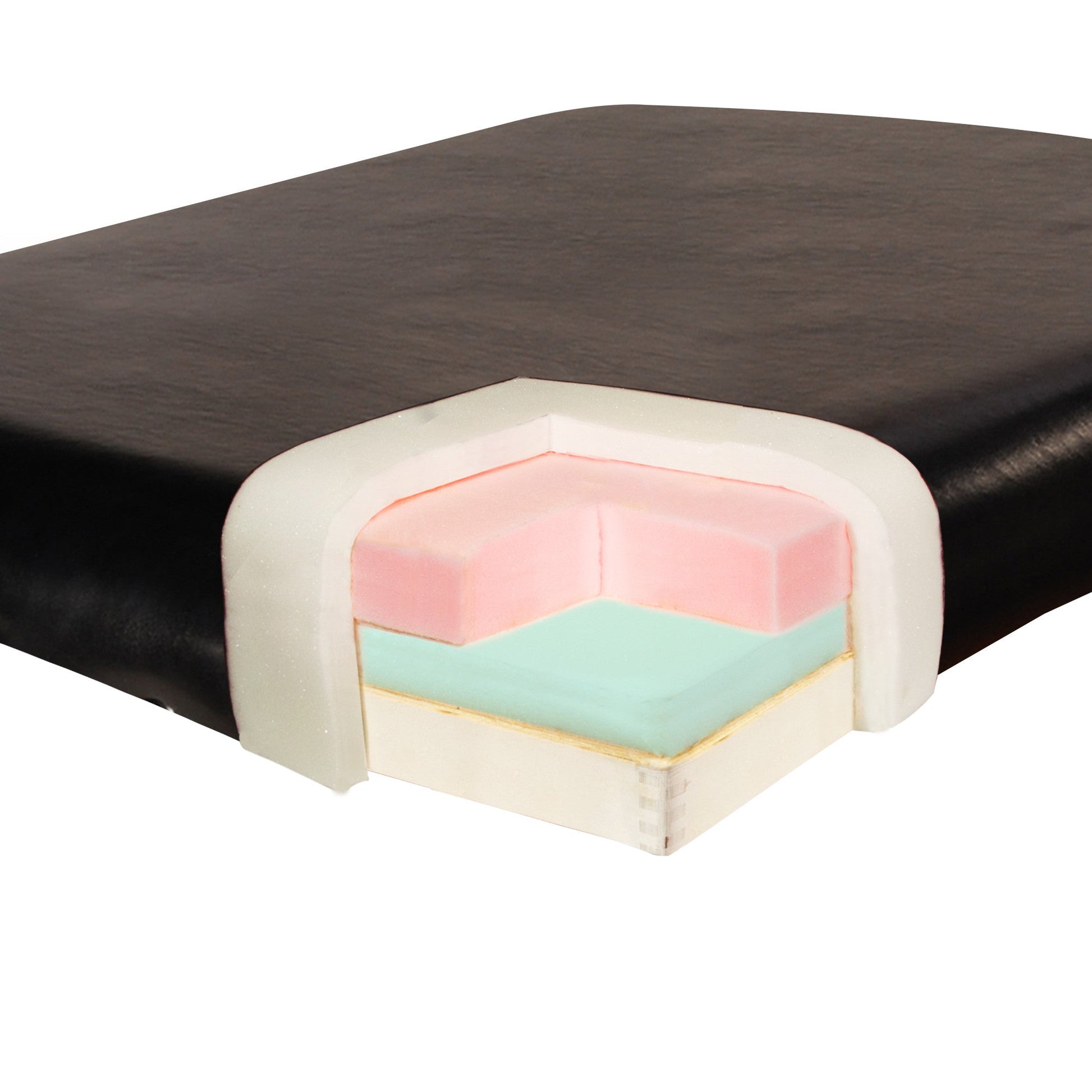 Master 31" Montclair Stationary  Massage Table Black foam