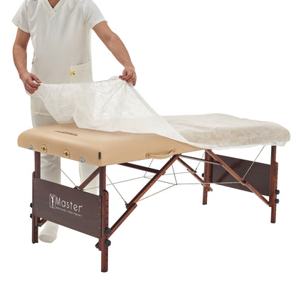 Master Massage Disposable Fitted Table Cover (Pack of 10) for Massage Table