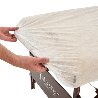 Master Massage Disposable Fitted Table Cover (Pack of 10) for Massage Table