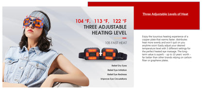 E10 Electric  Smart Eye Massager with heating system
