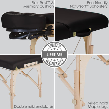 Earthlite Avalon XD™ Tilt Portable Massage Table Package - Full Reiki -   Natural Living