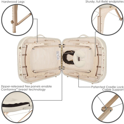 Earthlite Infinity Conforma Portable Massage Table Package - Full Reiki -   Natural Living