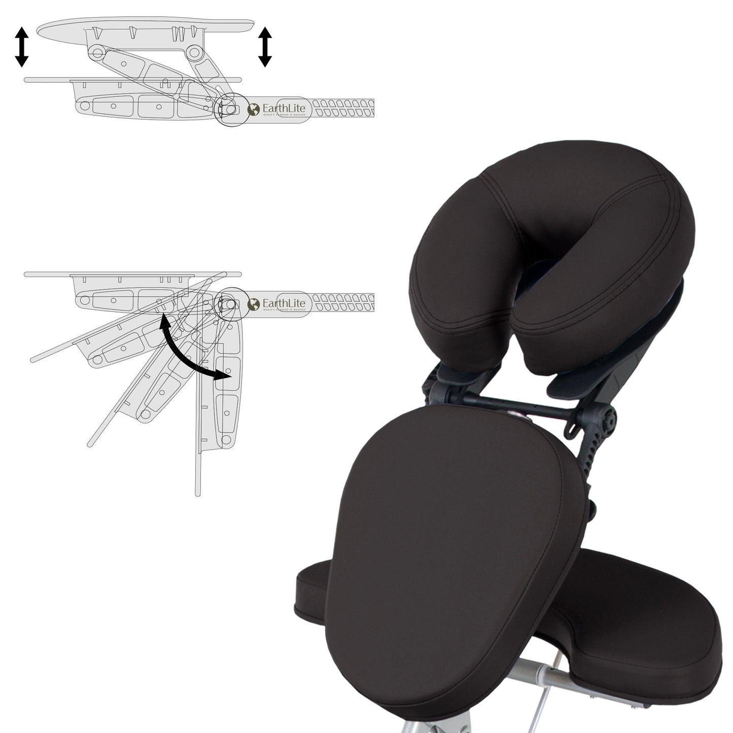 Earthlite Vortex™ Portable Massage Chair -   Natural Living