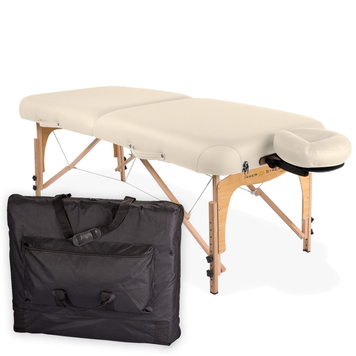InnerStrength E2™ Portable Massage Table Package -  Vanilla-Creme-76-cm-width