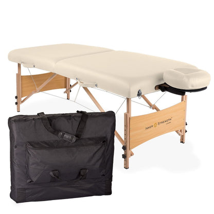 InnerStrength Element Portable Massage Table Package  -  Vanilla-Creme-76-cm-width