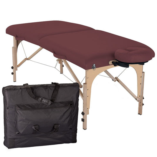 InnerStrength Element™ Portable Massage Table Package with Reiki  -  Burgundy