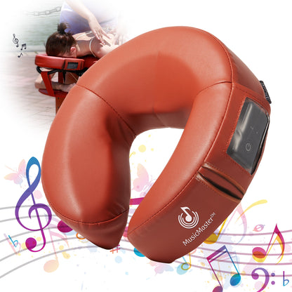 MusicMaster™ Crescent Round High Fidelity Sound Face Cushion- Bluetooth Music Headrest