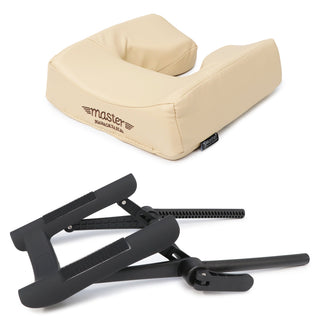 MASTER MASSAGE Universal Ergonomic Dream™ Adjustable Massage Table Face Cradle and Ergonomic Dream Face Cushion Pillow set