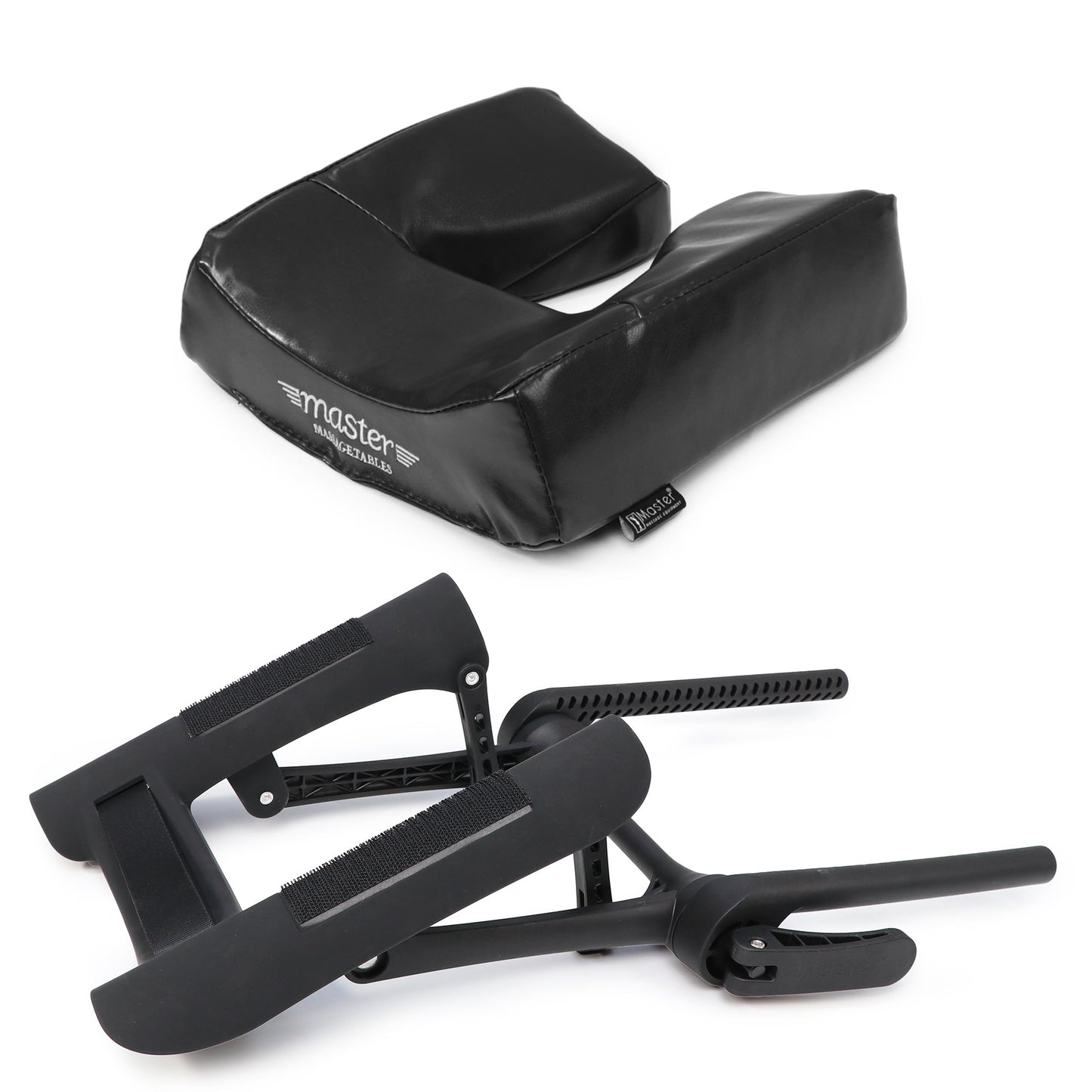 MASTER MASSAGE Universal Deluxe Ergonomic Dream Adjustable Massage Table Face Cradle and Ergonomic Dream Face Cushion Pillow set