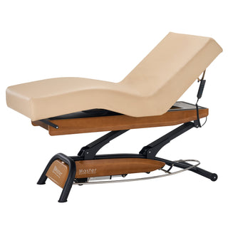 Master Massage Atlas Deluxe Electric Lift Spa Salon Stationary Bed - Cream Top