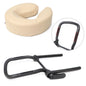 MASTER MASSAGE Universal Simplicity Adjustable Massage Table Face Cradle and Universal Face Cushion Pillow set