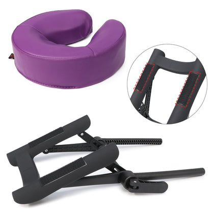 MASTER MASSAGE Universal Ergonomic Dream™ Adjustable Massage Table Face Cradle and Universal Face Cushion Pillow set