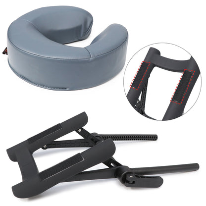 MASTER MASSAGE Universal Ergonomic Dream™ Adjustable Massage Table Face Cradle and Universal Face Cushion Pillow set