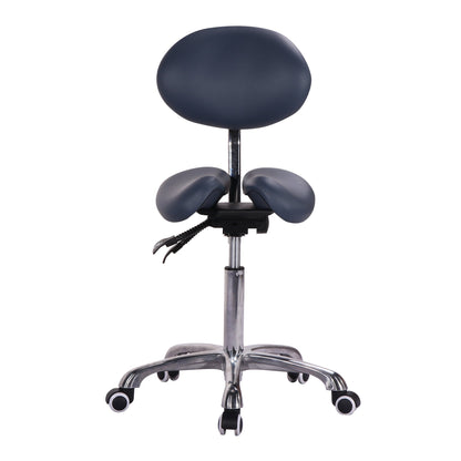 Master Massage Berkeley Ergonomic Saddle Stool with Backrest