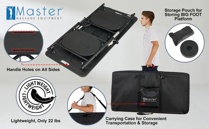 Master Mars Foldable and Portable Athlete Support Hub and Sports Training Treatment Recovery Station Desk & Kinesiology Taping Table-Lightweight only 22lbs
