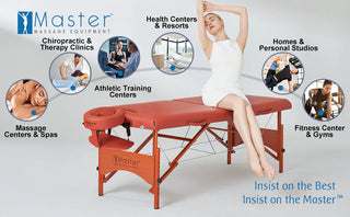 Master Massage 28" FAIRLANE™ Portable Massage Table Package with Classic REGULATION Size