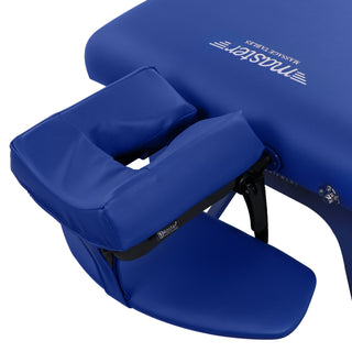 Master Massage 31" Montclair Massage Table Imperial Blue face cushion