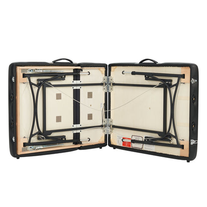 Master Massage 29" Violet Tilt Salon Portable Aluminum Massage Table Package 3 Section Liftback Tilting Backrest