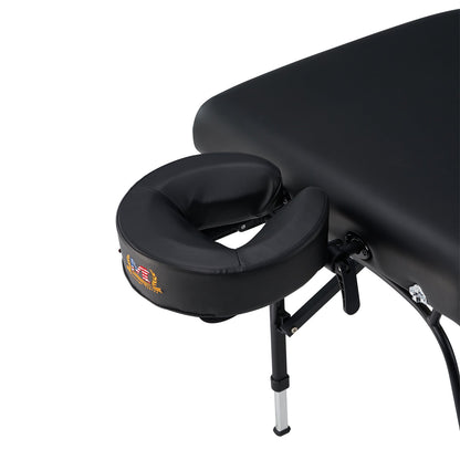 Master Massage 29" Violet Tilt Salon Portable Aluminum Massage Table Package 3 Section Liftback Tilting Backrest