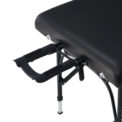 Master Massage 29" Violet Tilt Salon Portable Aluminum Massage Table Package 3 Section Liftback Tilting Backrest
