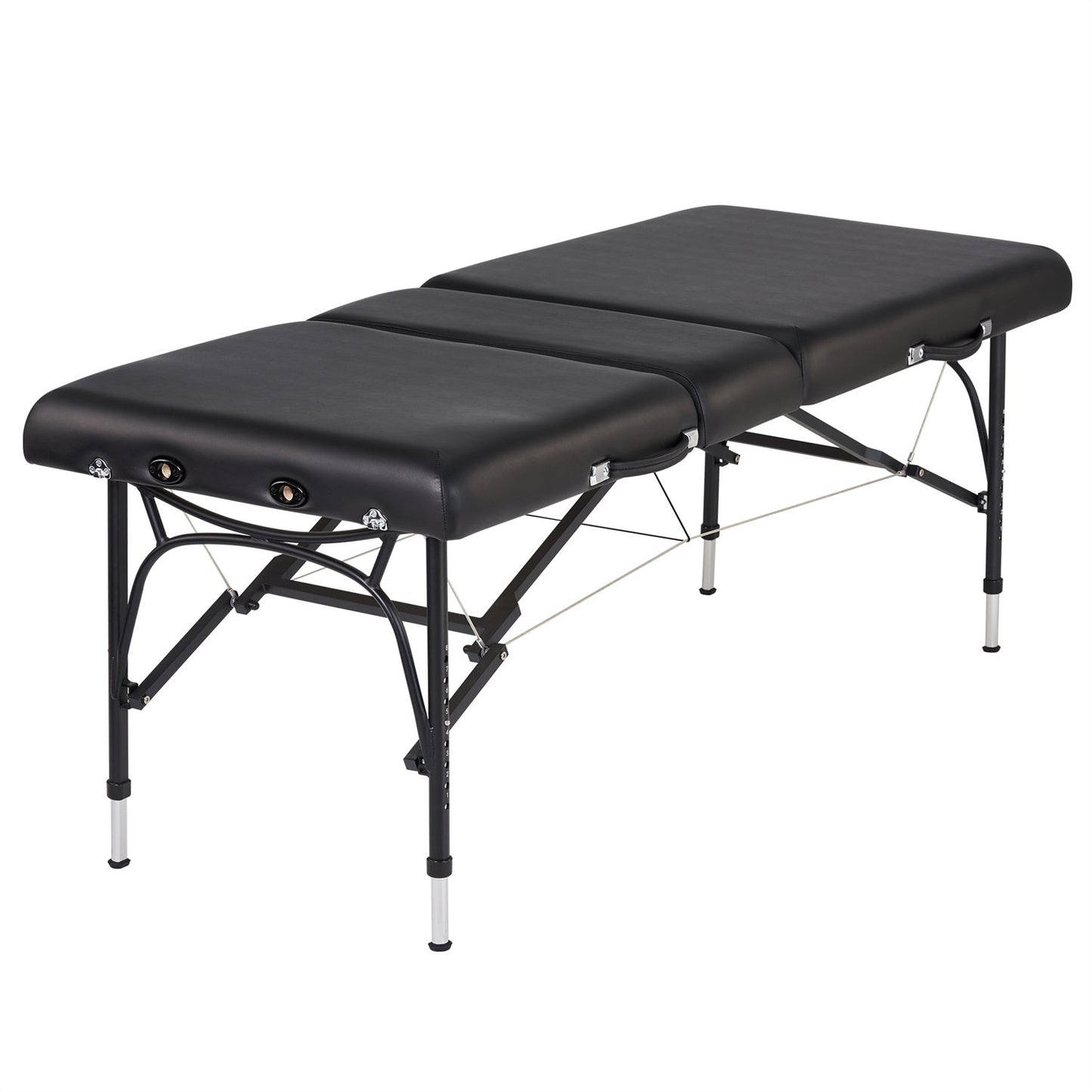 Master Massage 29" Violet Tilt Salon Portable Aluminum Massage Table Package 3 Section Liftback Tilting Backrest