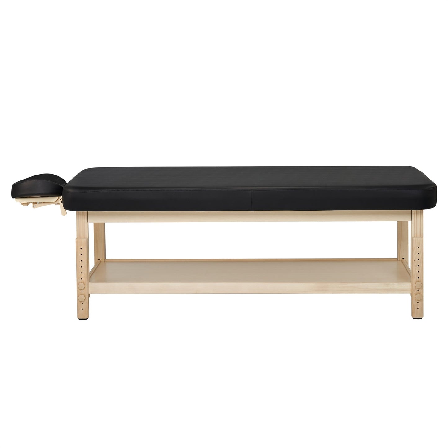 Master Massage 30" Harvey Comfort™  Stationary Salon Massage Table (Black) with Ambient Light System