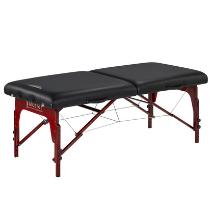 Master Massage 31" Montclair™ Portable Massage Table Package with MEMORY FOAM Layer, Shiatsu Cables, & Reiki Panels