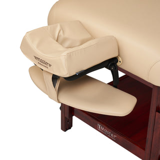 Master Massage 31" SPAMASTER™ Stationary Massage Table Package with Lift Back Action & MEMORY FOAM