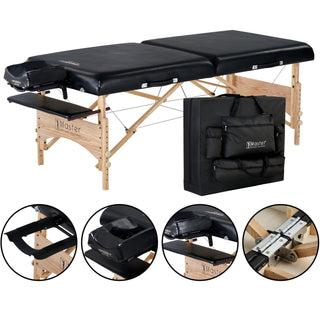 Master Massage 32" HUSKY GIBRALTAR™ XXL Portable Massage Table Package - Built for LARGER Clients