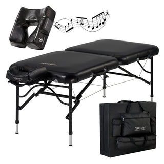 Master Massage 30" STRATOMASTER™ Portable Massage Table Package with NanoSkin™