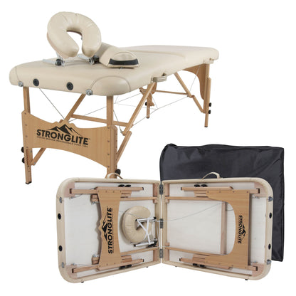 Stronglite Olympia Portable Massage Table Package -  Beige-71-cm-width