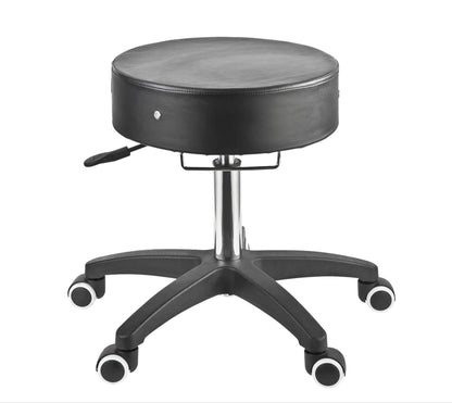 Master Massage Adjustable Glider rolling Stool black