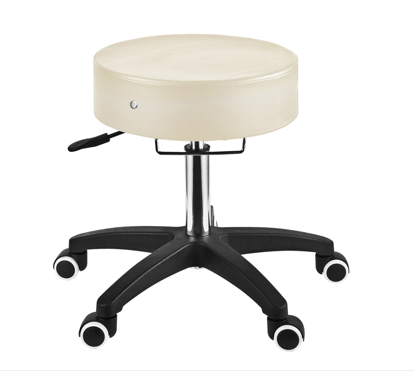 Master Massage Adjustable Glider rolling Stool cream