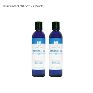 Master Massage unscented organic Aromatherapy Massage Oil pack of 2