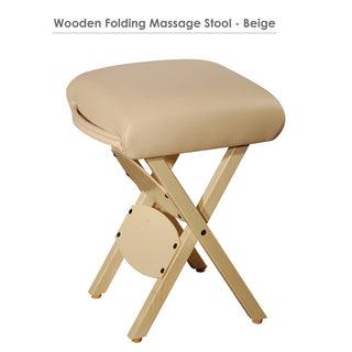 Master Massage  lightweight Folding  Stool cream