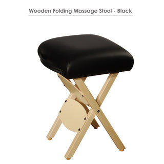 Master Massage  lightweight Folding  Stool black