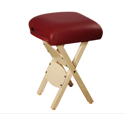 Master Massage  lightweight Folding  Stool burgundy